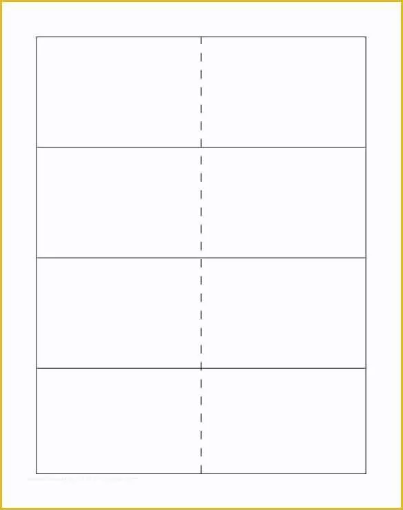 Free Printable Card Templates Of Flash Card Template