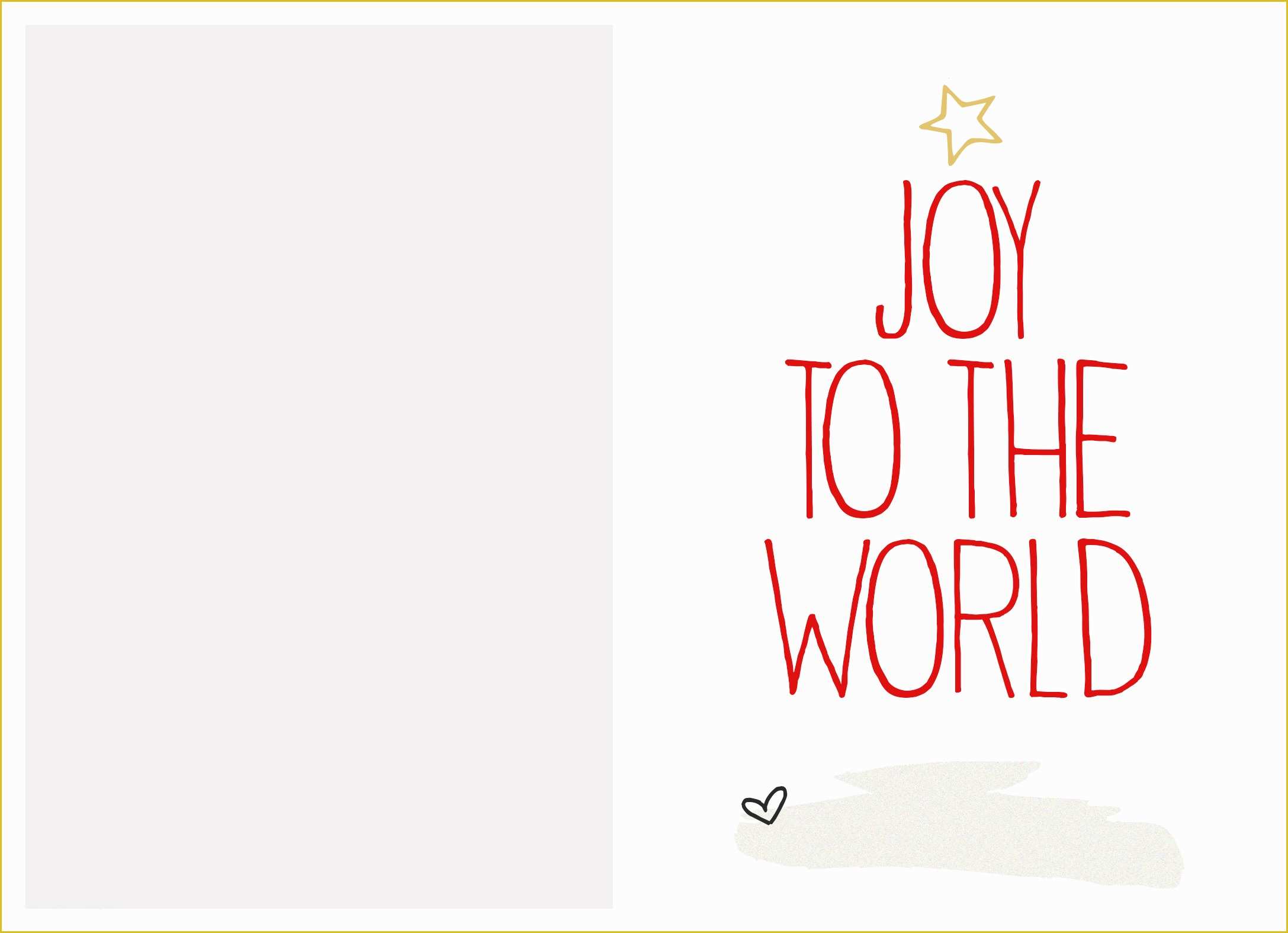 Free Christmas Photo Card Templates Printable