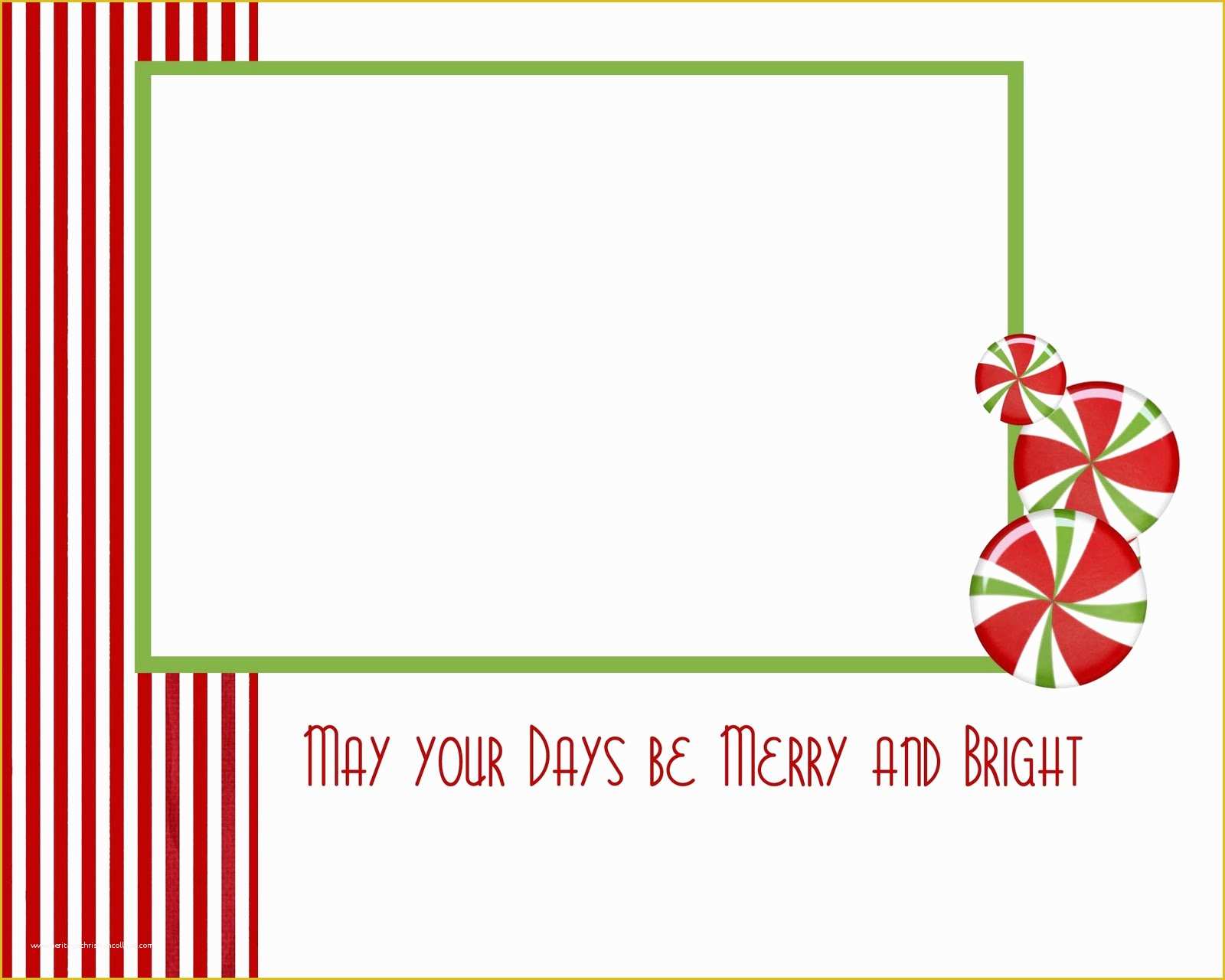 Printable Christmas Card Templates Free