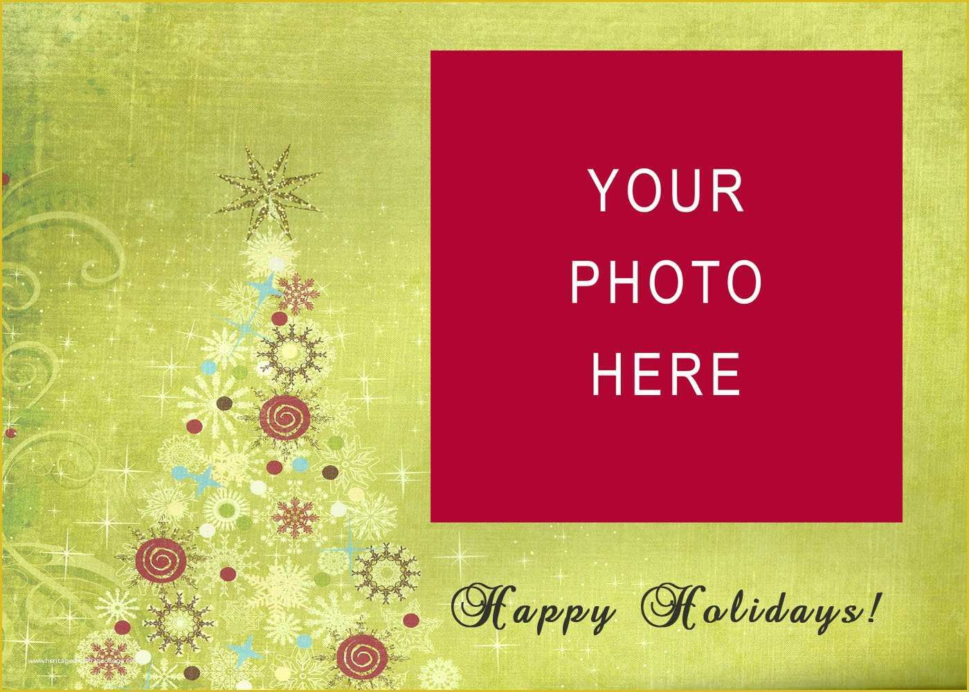 multi photo christmas card templates free download