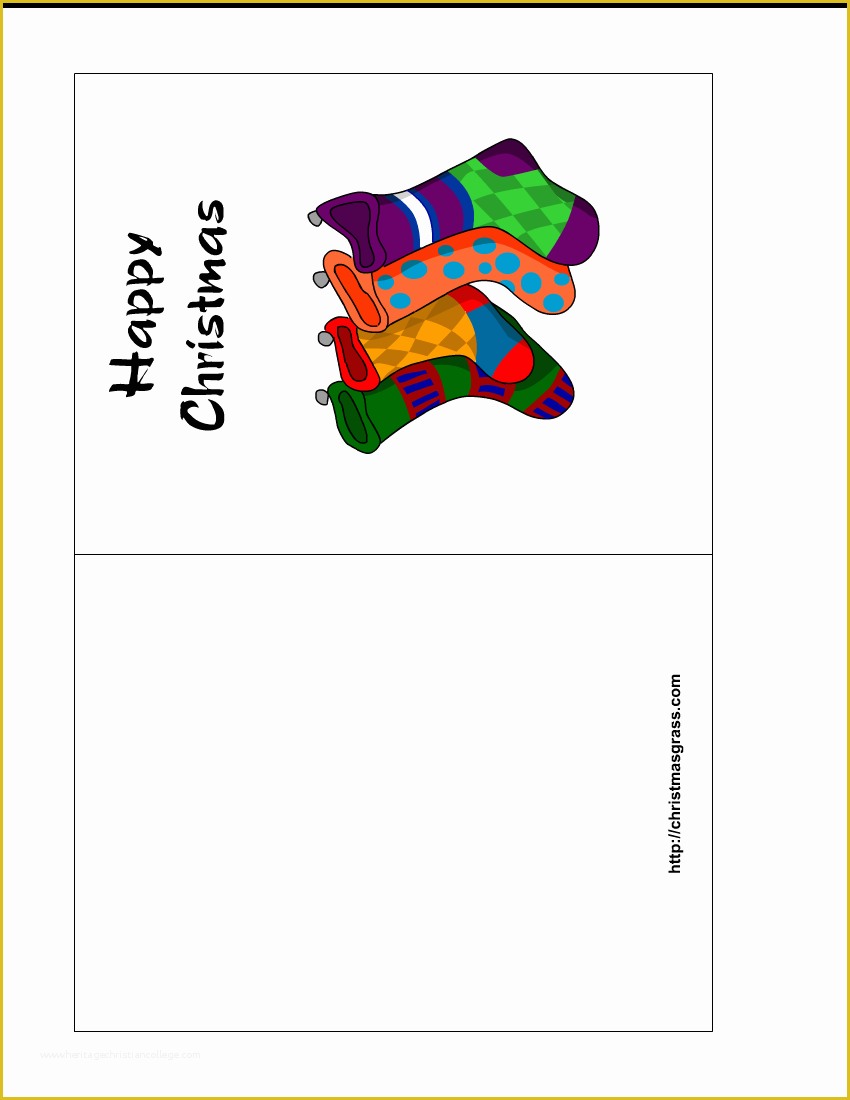 Free Printable Christmas Card Templates Of Printable Christmas Cards Templates – Happy Holidays