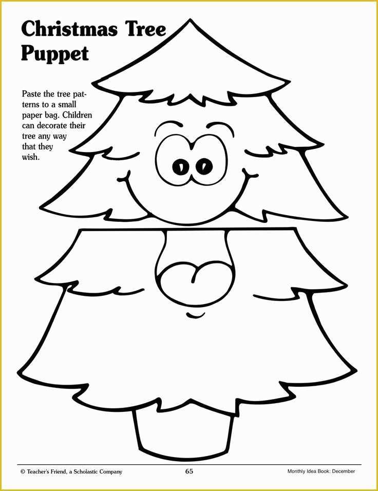 Free Printable Christmas Craft Templates Of 23 Best Bags Puppets Images On Pinterest