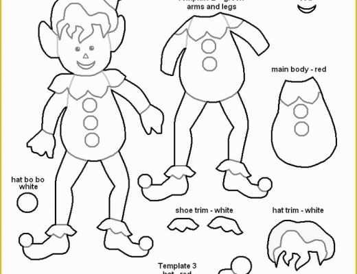 Free Printable Christmas Craft Templates Of 54 Best Elf Crafts and Activities Images On Pinterest