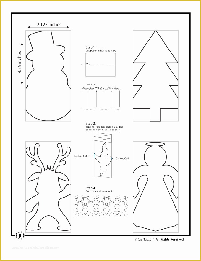 Free Printable Christmas Craft Templates Of Christmas Paper Chain Crafts