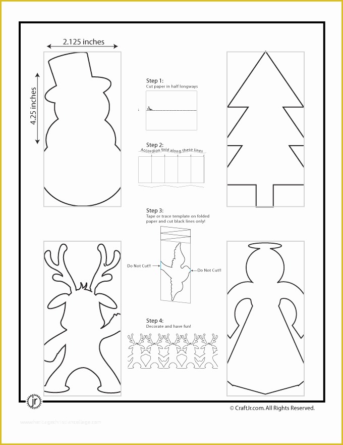 Free Printable Christmas Craft Templates Of Christmas Paper Chain Crafts