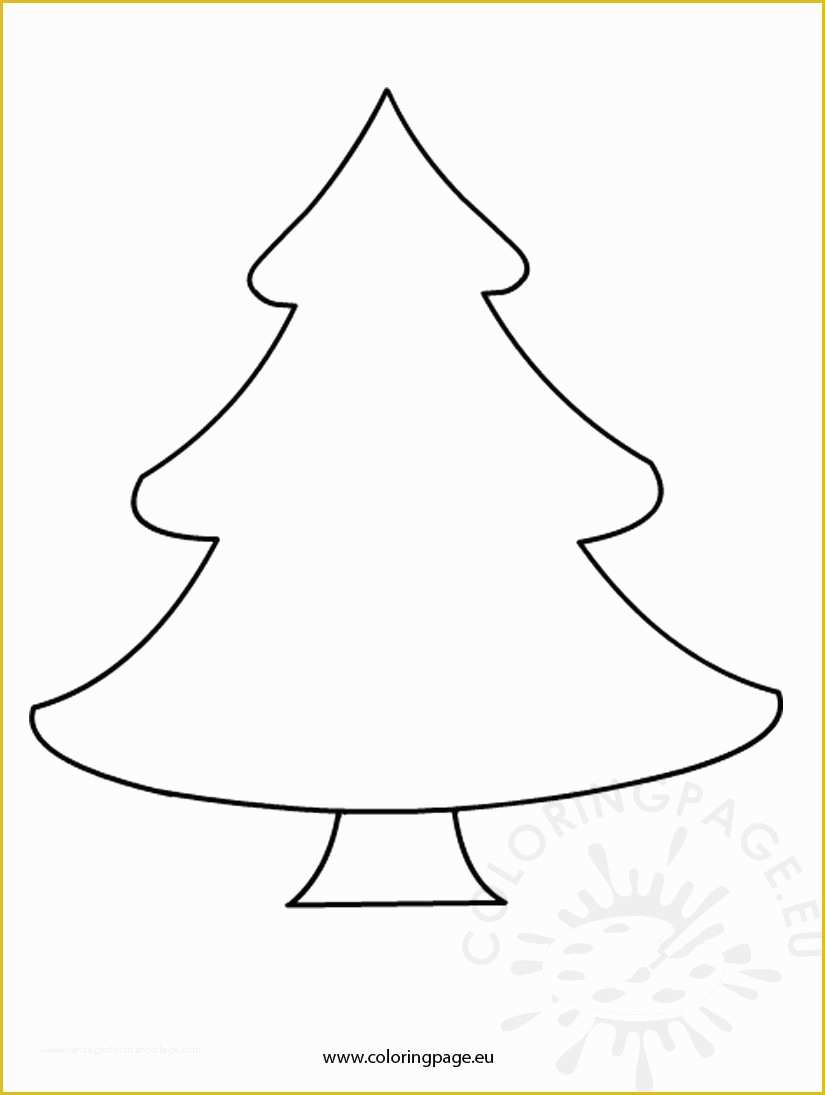 Free Printable Christmas Craft Templates Of Christmas Tree Template to Print