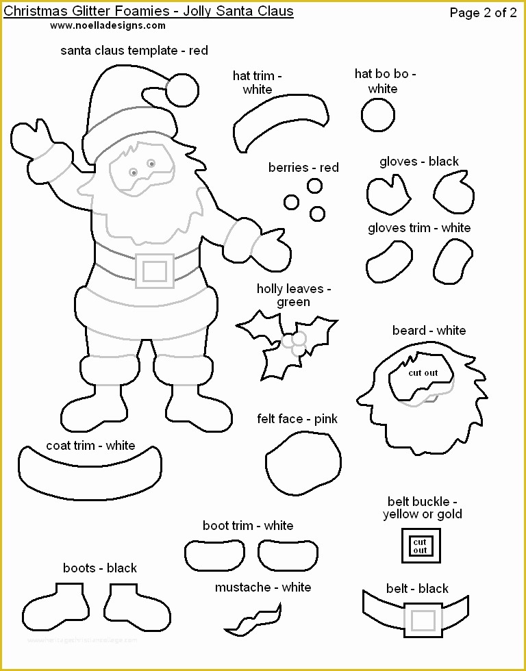 Free Printable Christmas Craft Templates Of Free Printable Christmas Decorations Coloring Home