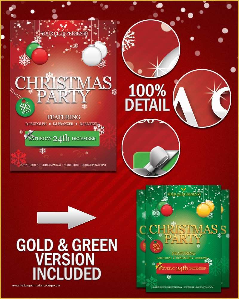 Free Printable Christmas Party Flyer Templates Of 11 Free Christmas Psd Poster Merry Christmas