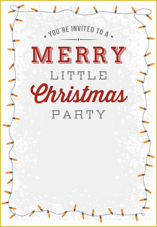 Free Printable Christmas Party Flyer Templates Of 12 Printable Christmas Invitation Templates