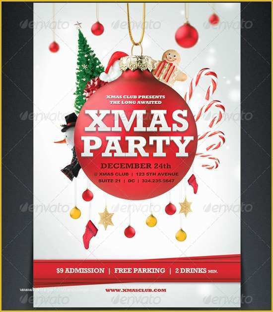 Free Printable Christmas Party Flyer Templates Of 18 Free Christmas Flyer Design Templates