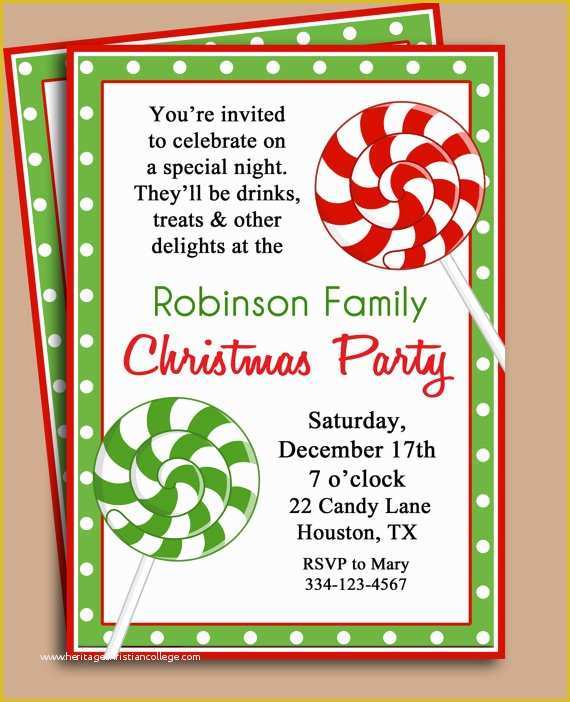 Free Printable Christmas Party Flyer Templates Of 7 Best Of Free Printable Christmas Invitation