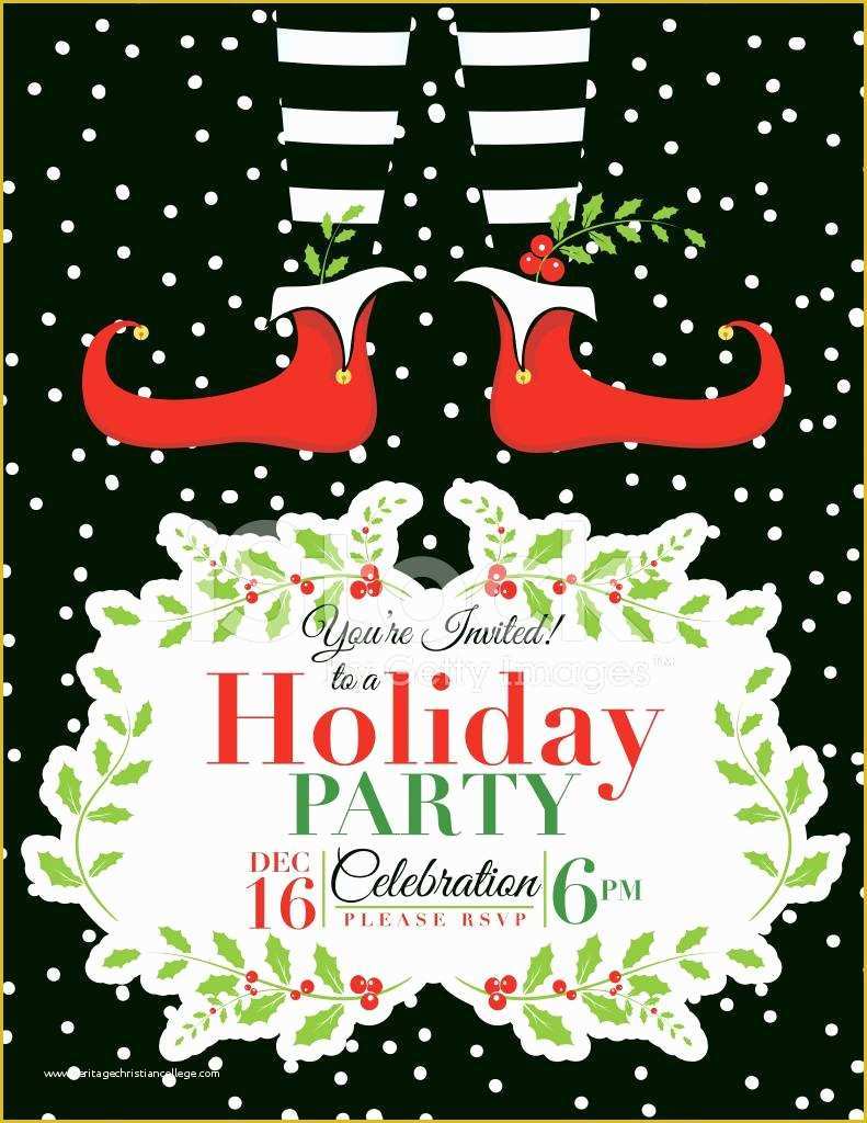 Free Printable Christmas Party Flyer Templates Of Christmas Party Invitation Template