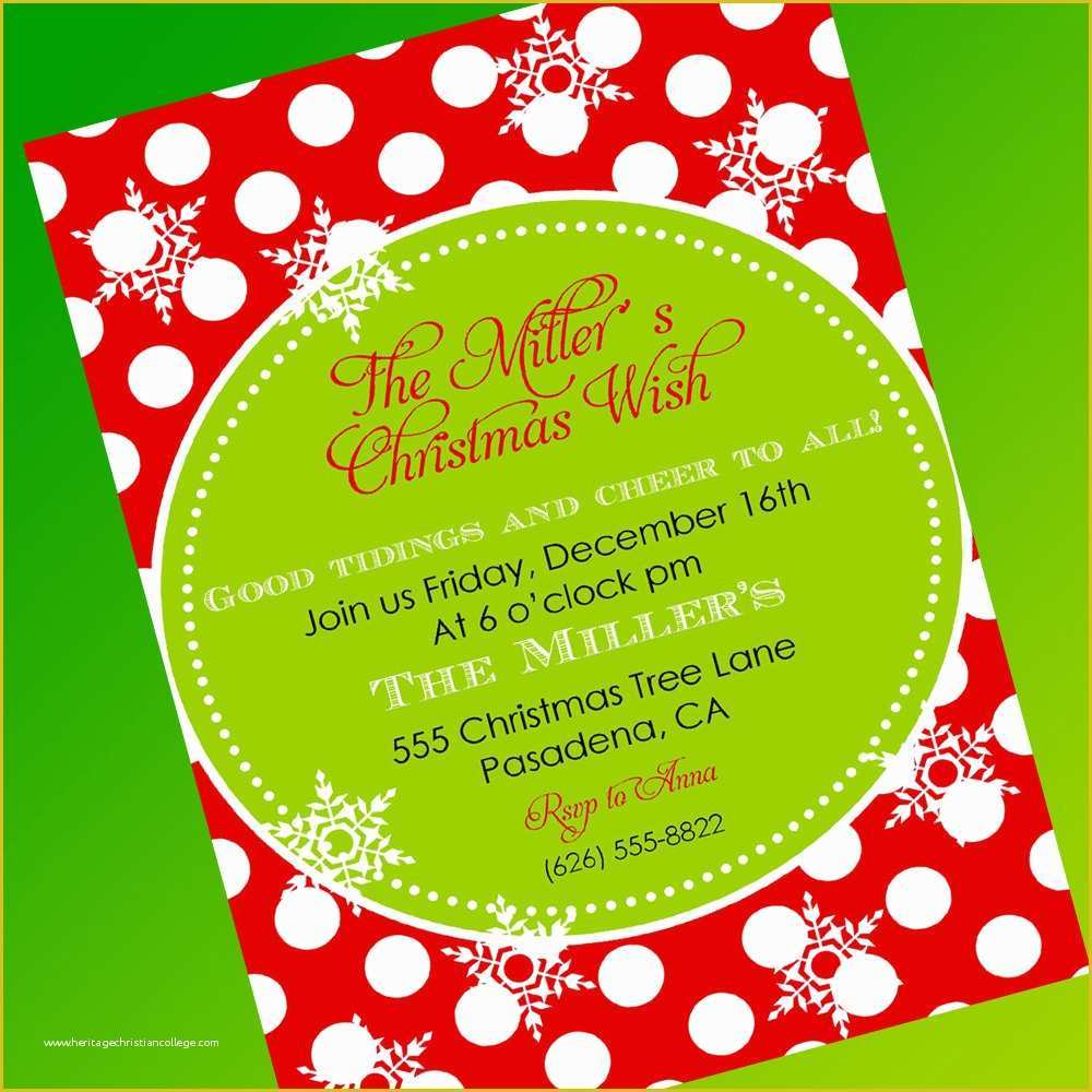 Free Printable Christmas Party Flyer Templates Of Free Printable Christmas Party Flyers – Happy Holidays