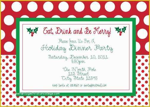 Free Printable Christmas Party Flyer Templates Of Free Printable Christmas Party Invitations Template