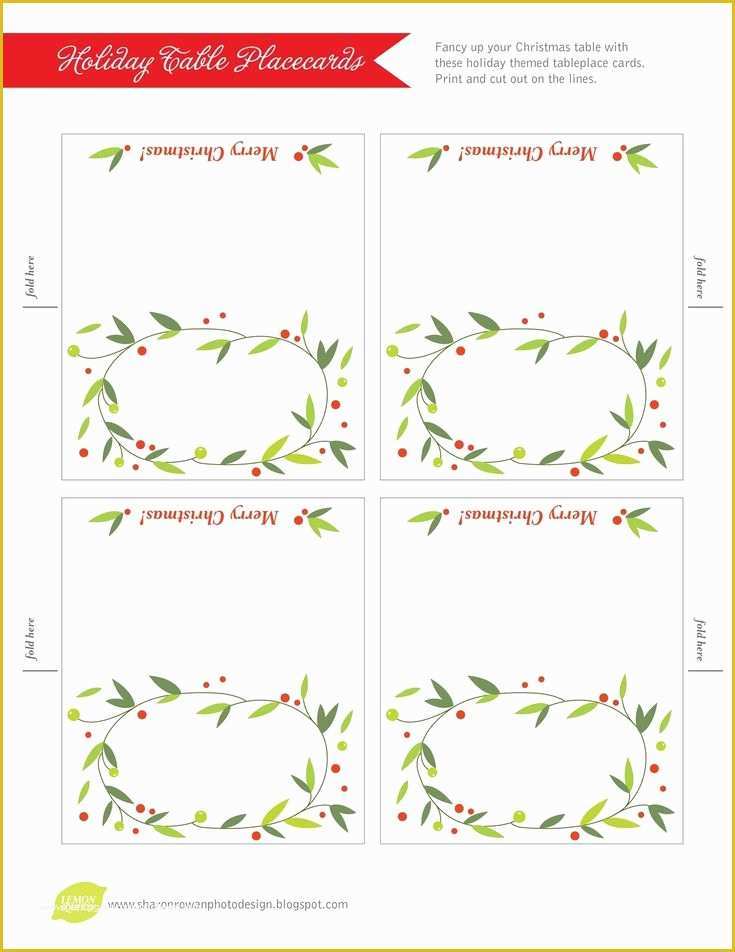Free Printable Christmas Table Place Cards Template Of Best 25 Christmas Place Cards Ideas On Pinterest