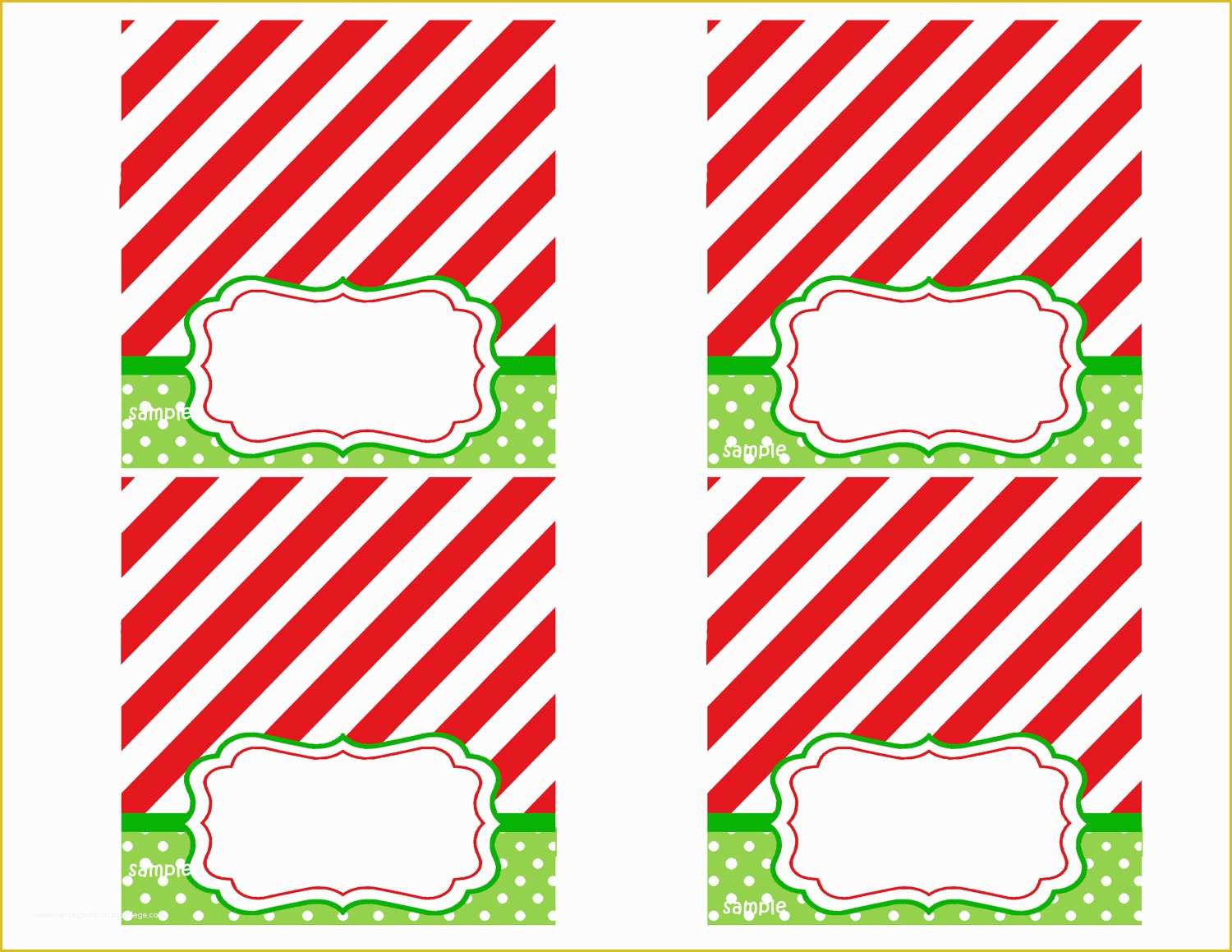 Free Printable Christmas Table Place Cards Template Of Christmas Party Tent Style Place Cards Printable Magic Of