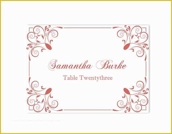 53 Free Printable Christmas Table Place Cards Template