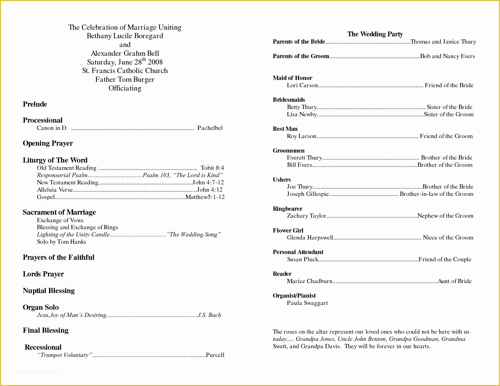 Free Printable Church Program Template Of Church Program Template