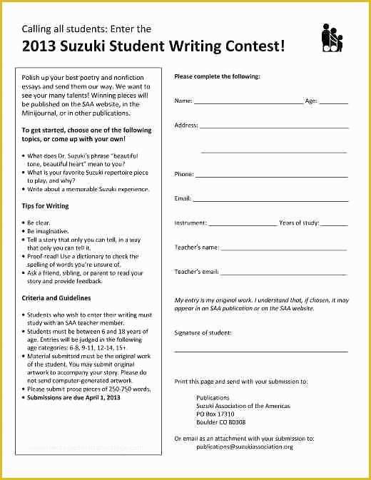 Free Printable Contest Entry form Template Of Entry form Templates Contest Template Word Free – Azserver