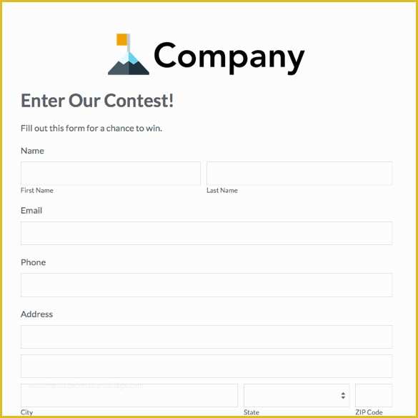 Free Printable Contest Entry form Template Of eventbrite Alternative Simple event Management