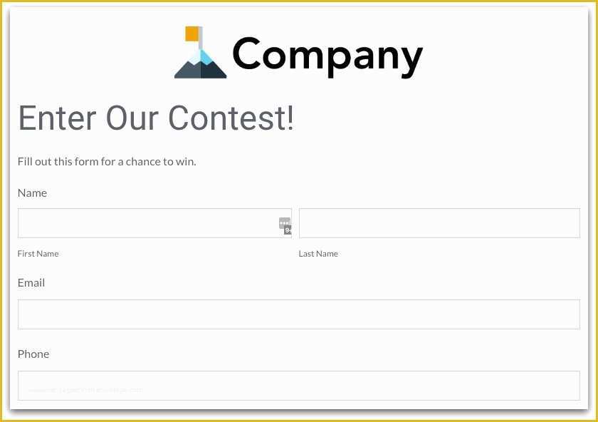 Free Printable Contest Entry form Template Of How Line forms Can Increase Productivity · formstack Blog