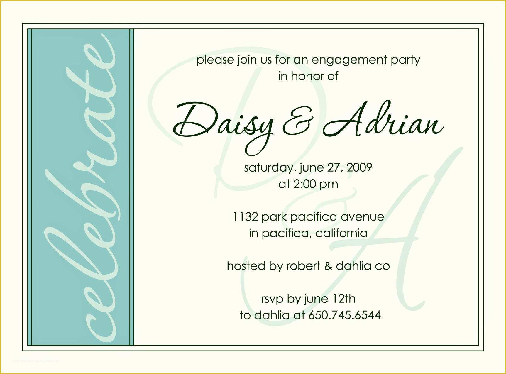 Free Printable Dinner Party Invitations Templates