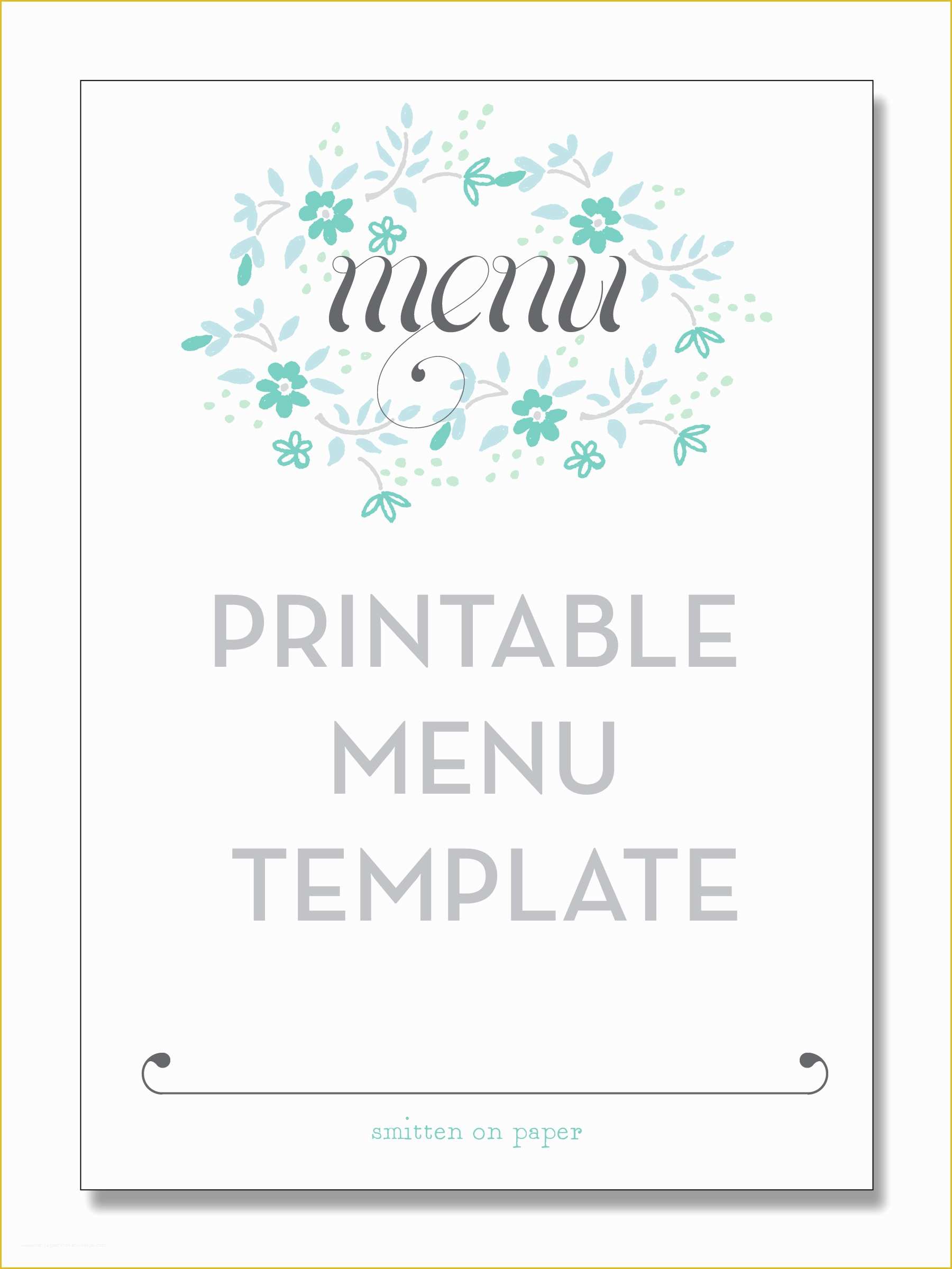 Free Printable Dinner Party Menu Template Of 4 Best Of Free Printable Template Restaurant Menus