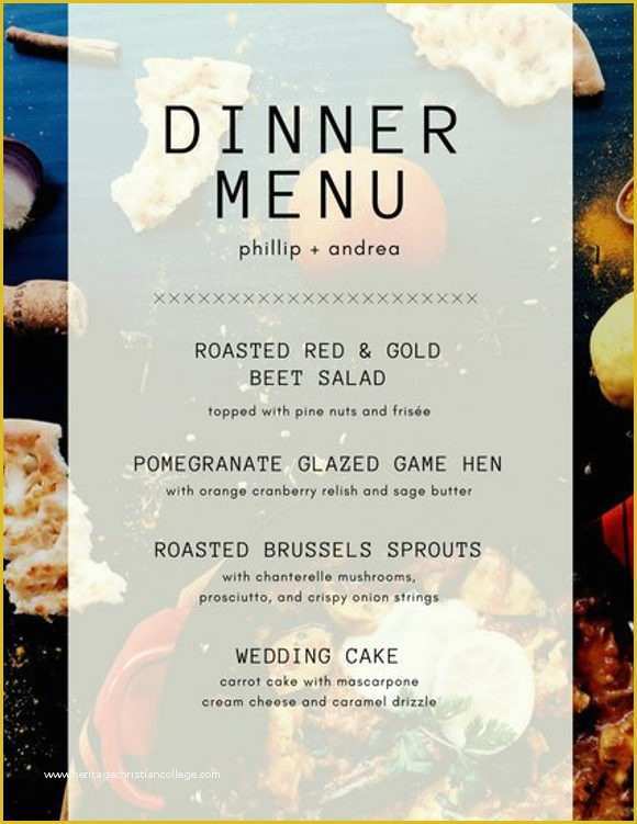 Free Printable Dinner Party Menu Template Of 8 Menu Layout Templates Free Psd Eps format Download