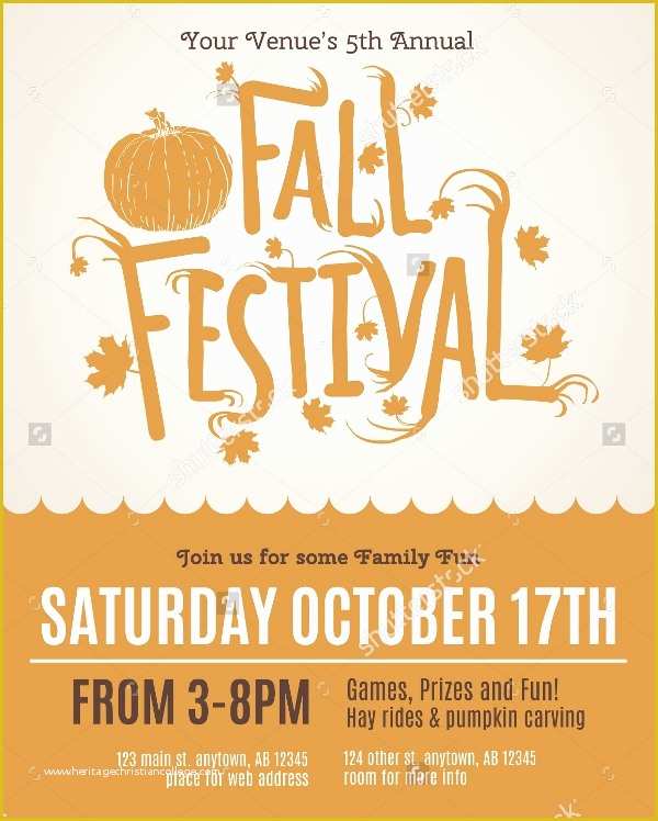 Free Printable Fall Flyer Templates Of 21 Fall Flyer Templates