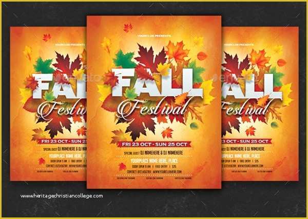 Free Printable Fall Flyer Templates Of 21 Fall Flyer Templates