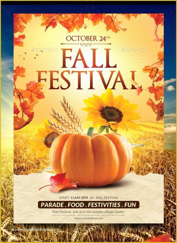 Free Printable Fall Flyer Templates Of 21 Fall Flyer Templates