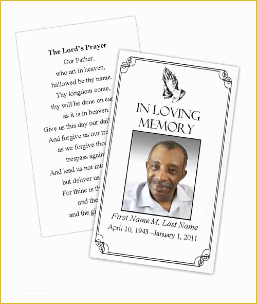 Free Printable Funeral Prayer Card Template Of Business Card Shop Template Funeral Prayer Card