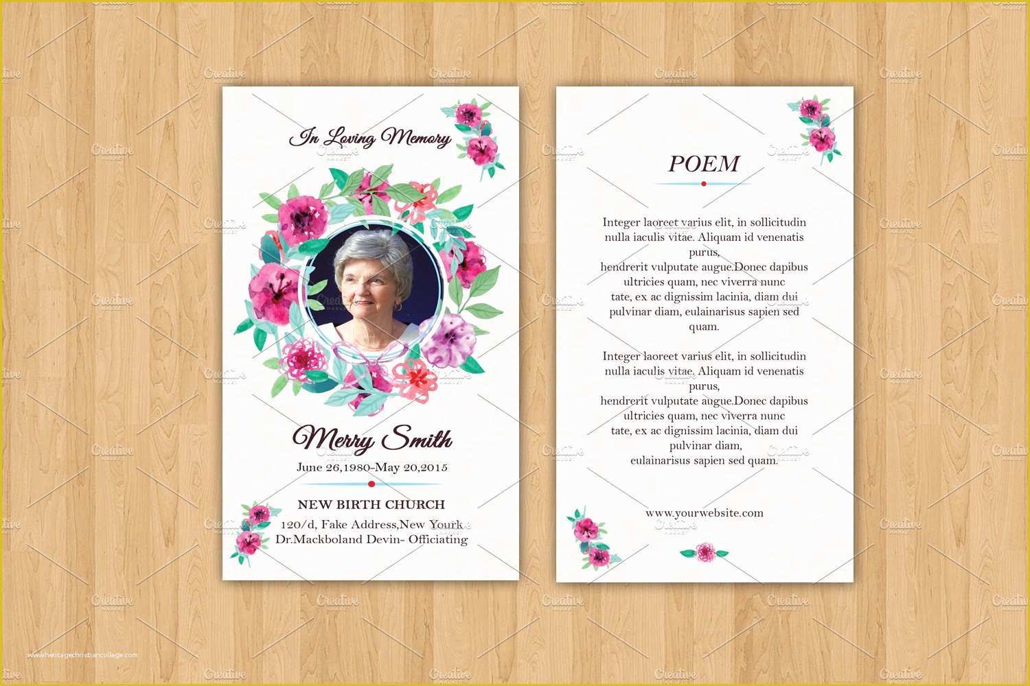 Free Printable Funeral Prayer Card Template Of Funeral Prayer Card Template V615 Card Templates