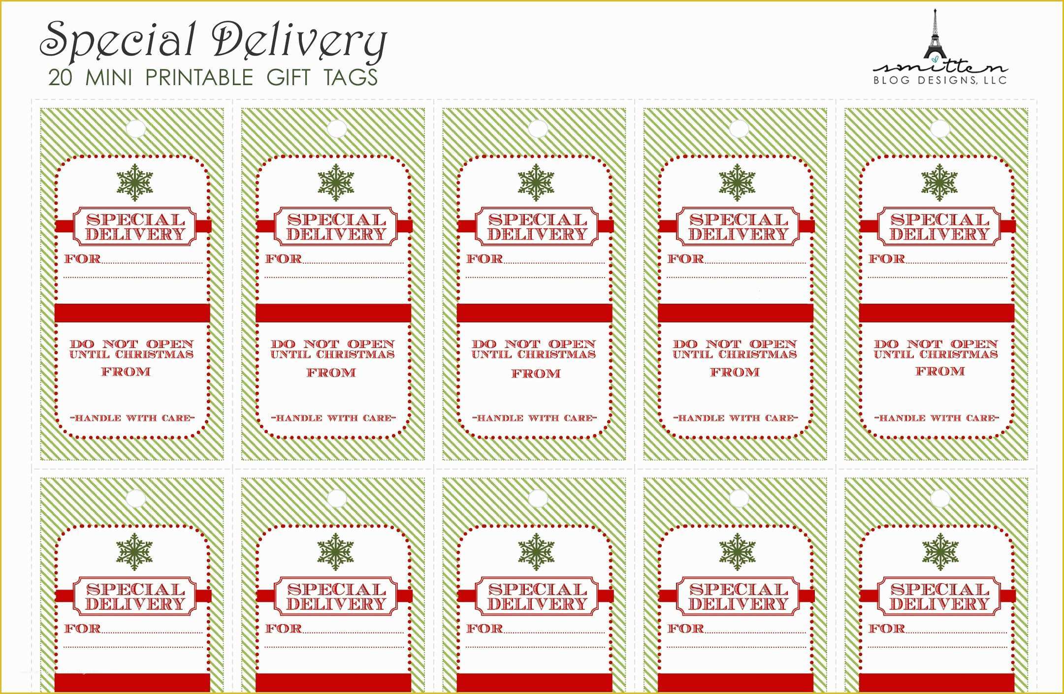 Free Printable Gift Tag Templates for Word Of Free Printable Christmas Gift Tag Templates for Word