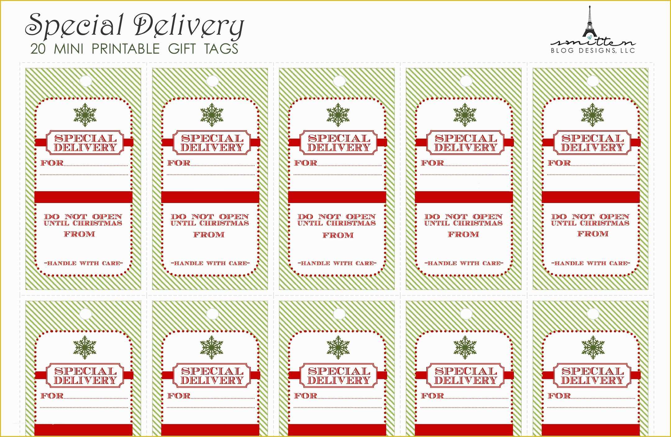 Free Printable Gift Tag Templates For Word Of Free Printable Christmas 