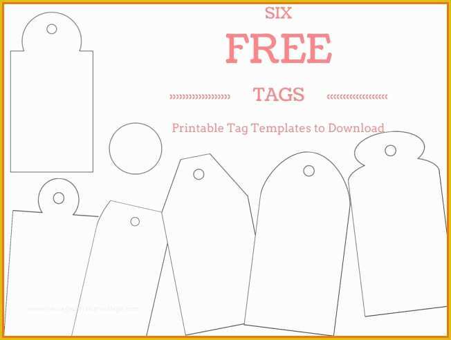 Free Printable Gift Tag Templates for Word Of Free Printable Gift Tag Templates for Word