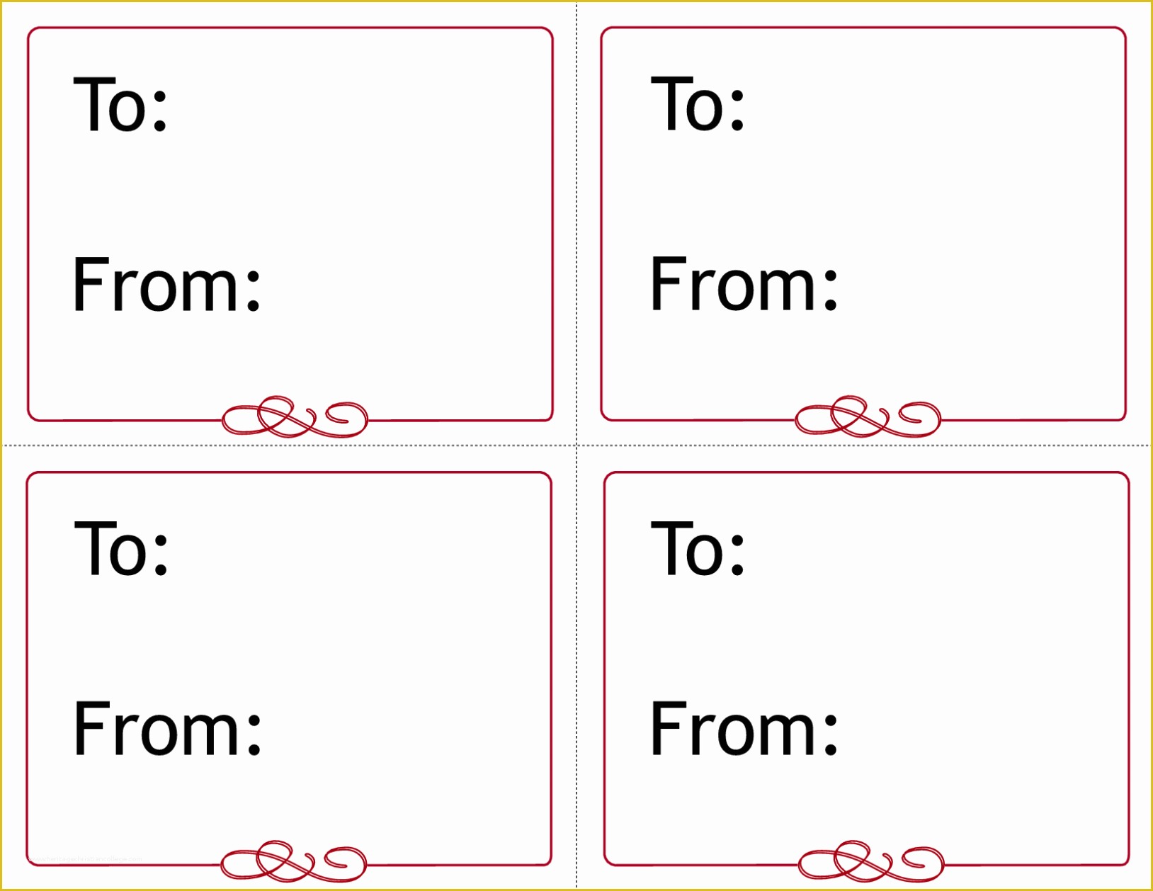 Free Printable Gift Tag Templates for Word Of Best S Of Blank Labels to