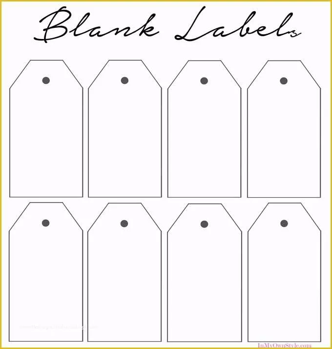 Free Printable Gift Tag Templates for Word Of How to organize In Style Using Dollar Store Baskets