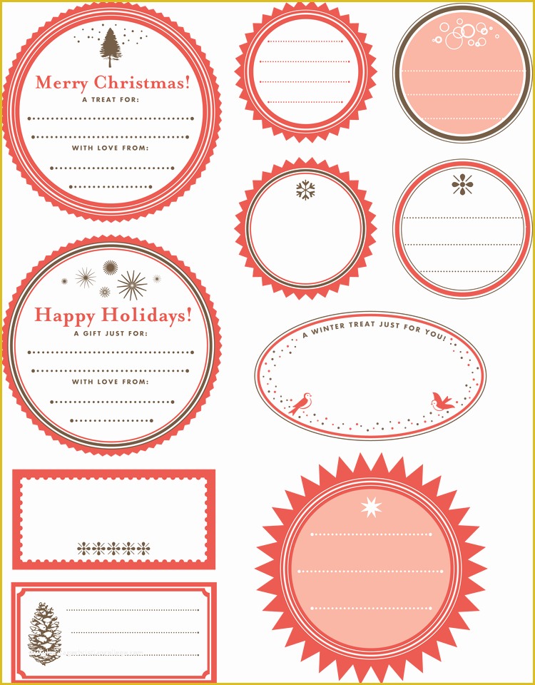 Free Printable Gift Tag Templates For Word Of Printable Gift Tag 
