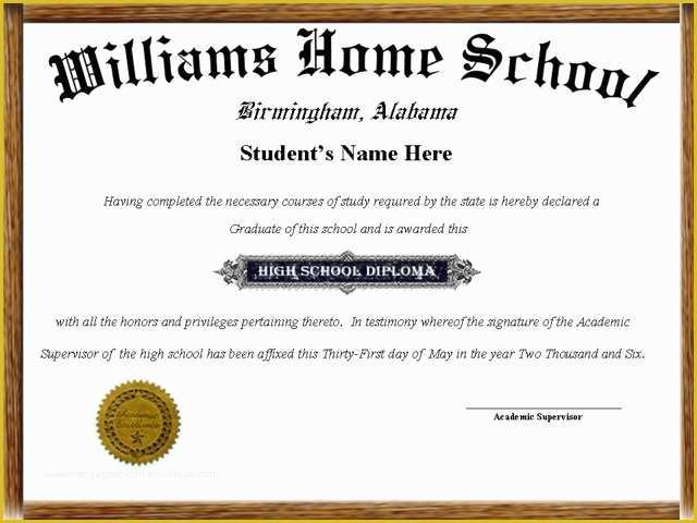 Free Printable High School Diploma Templates Of 6 Best Of High School Diploma Printable Fake High