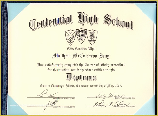 Free Printable High School Diploma Templates Of 6 Best Of High School Diploma Printable Fake High