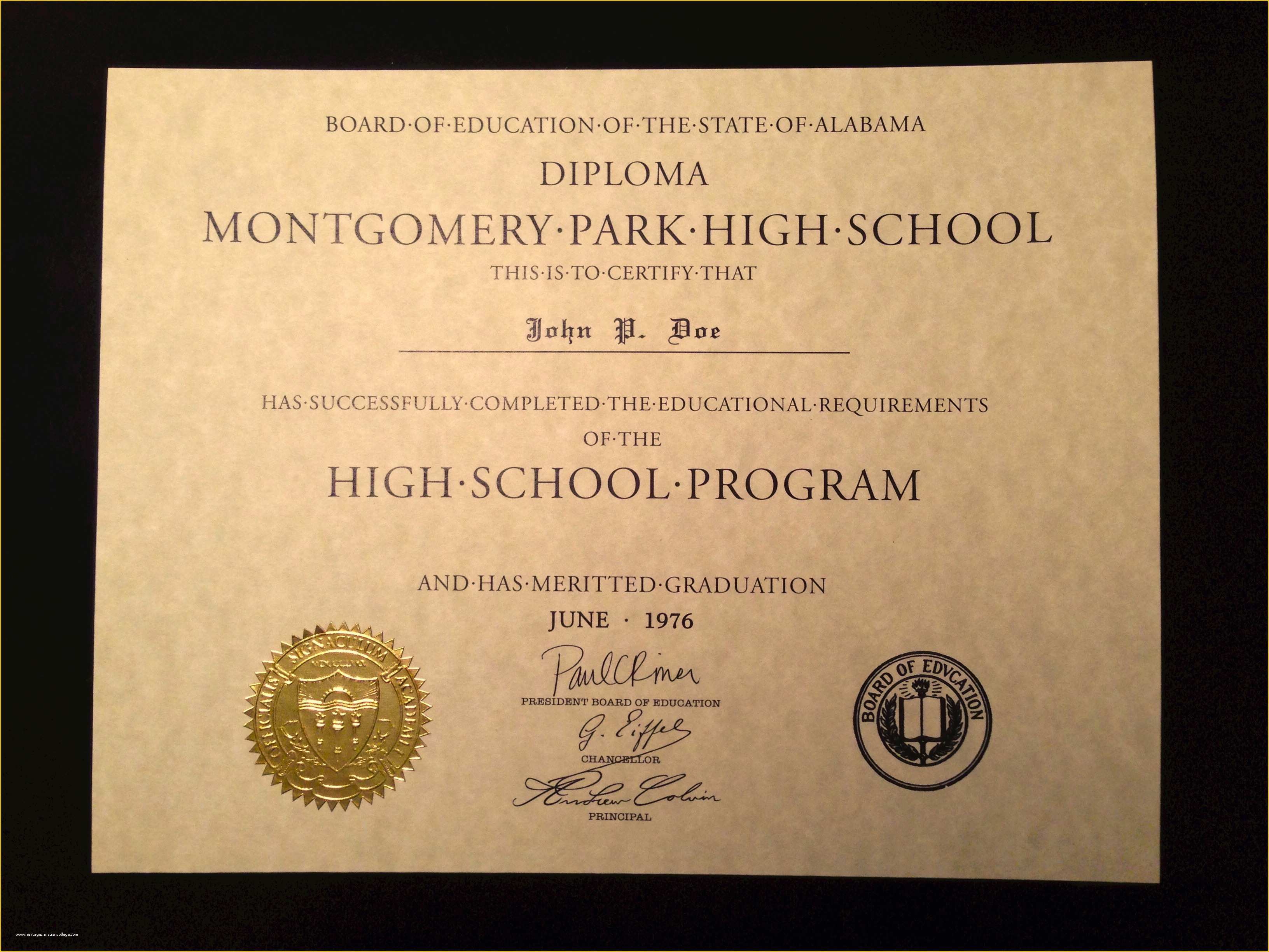 Free Printable High School Diploma Templates Of Buy A Fake High School Diploma & Transcripts Line