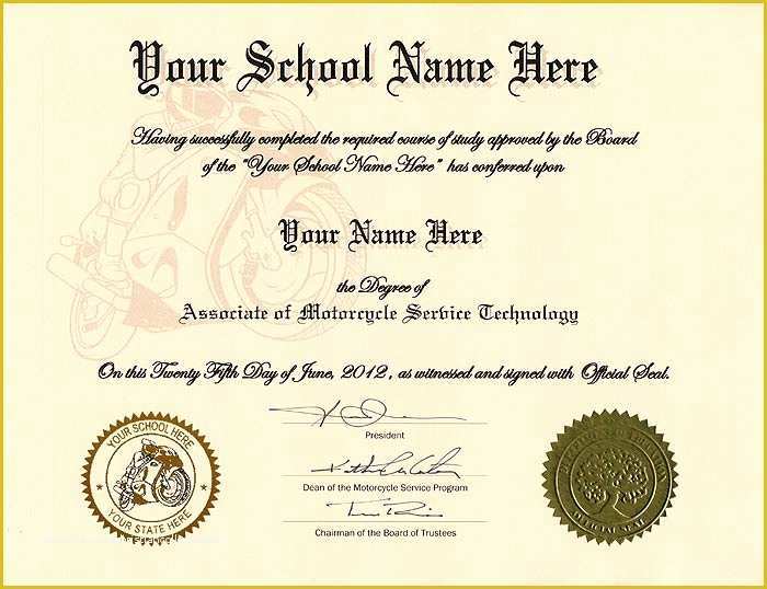 Free Printable High School Diploma Templates Of Fake Skill Certificates