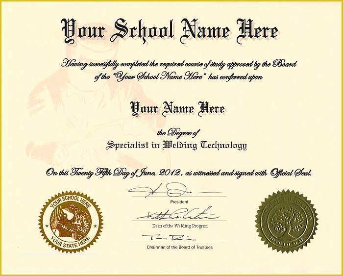 Free Printable High School Diploma Templates Of High School Diploma Template with Seal Free Download