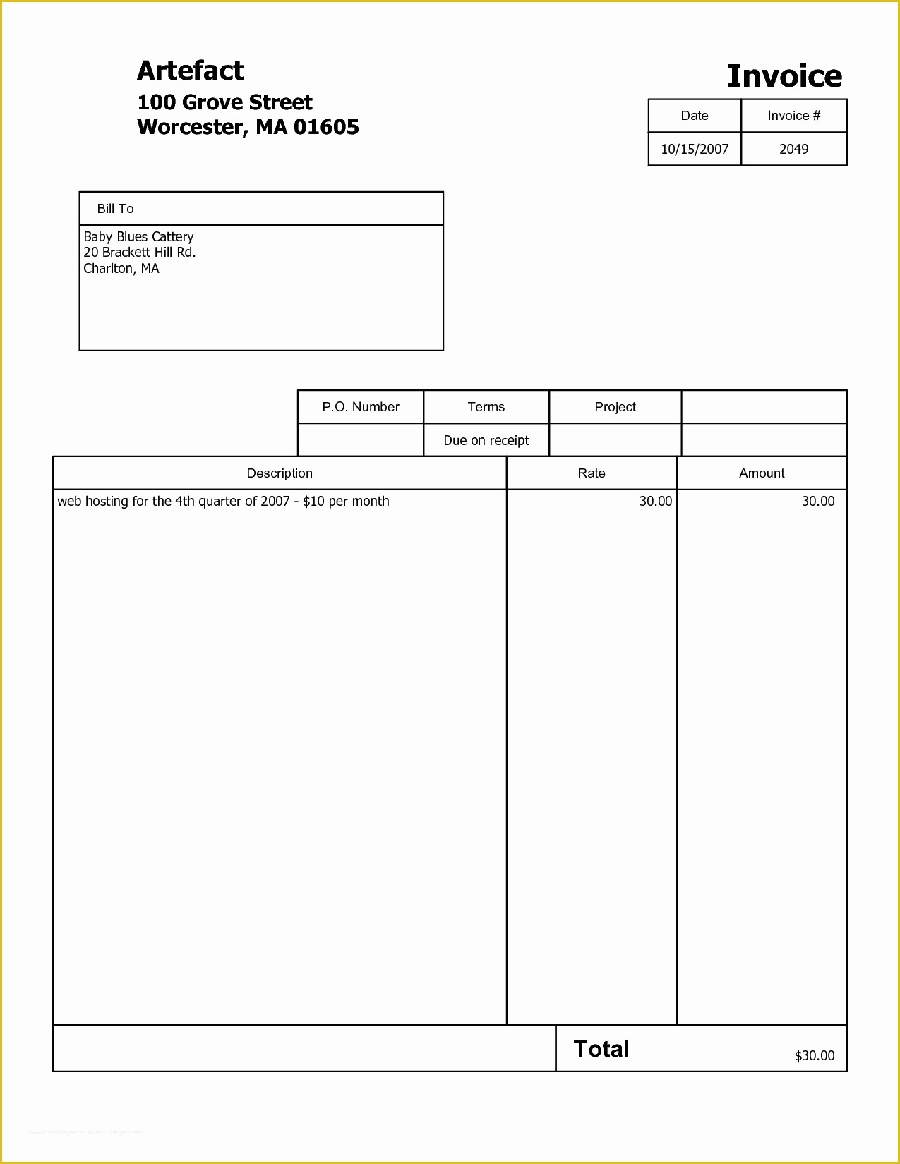 Free Printable Invoice Templates Excel Of Invoice Template Pdf