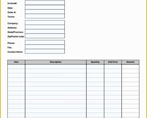 40 Free Printable Invoice Templates | Heritagechristiancollege