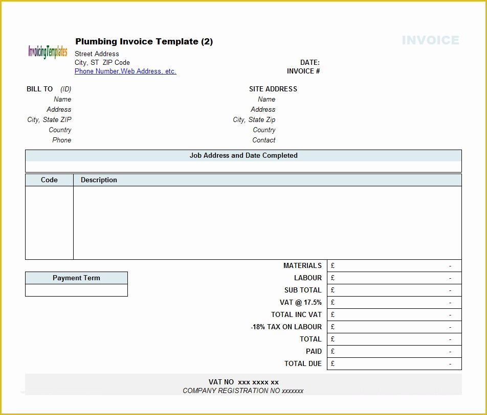 Free Printable Invoice Templates Of Free Invoice Template Microsoft Word Mac