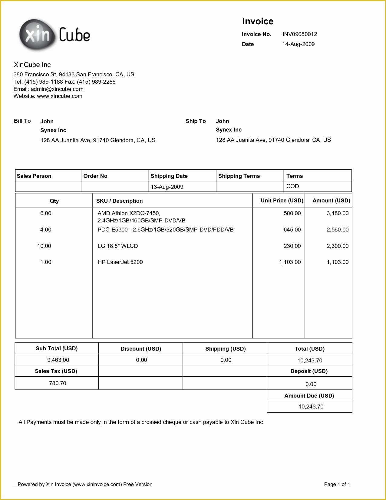 Free Printable Invoice Templates Of Invoice Template Pdf