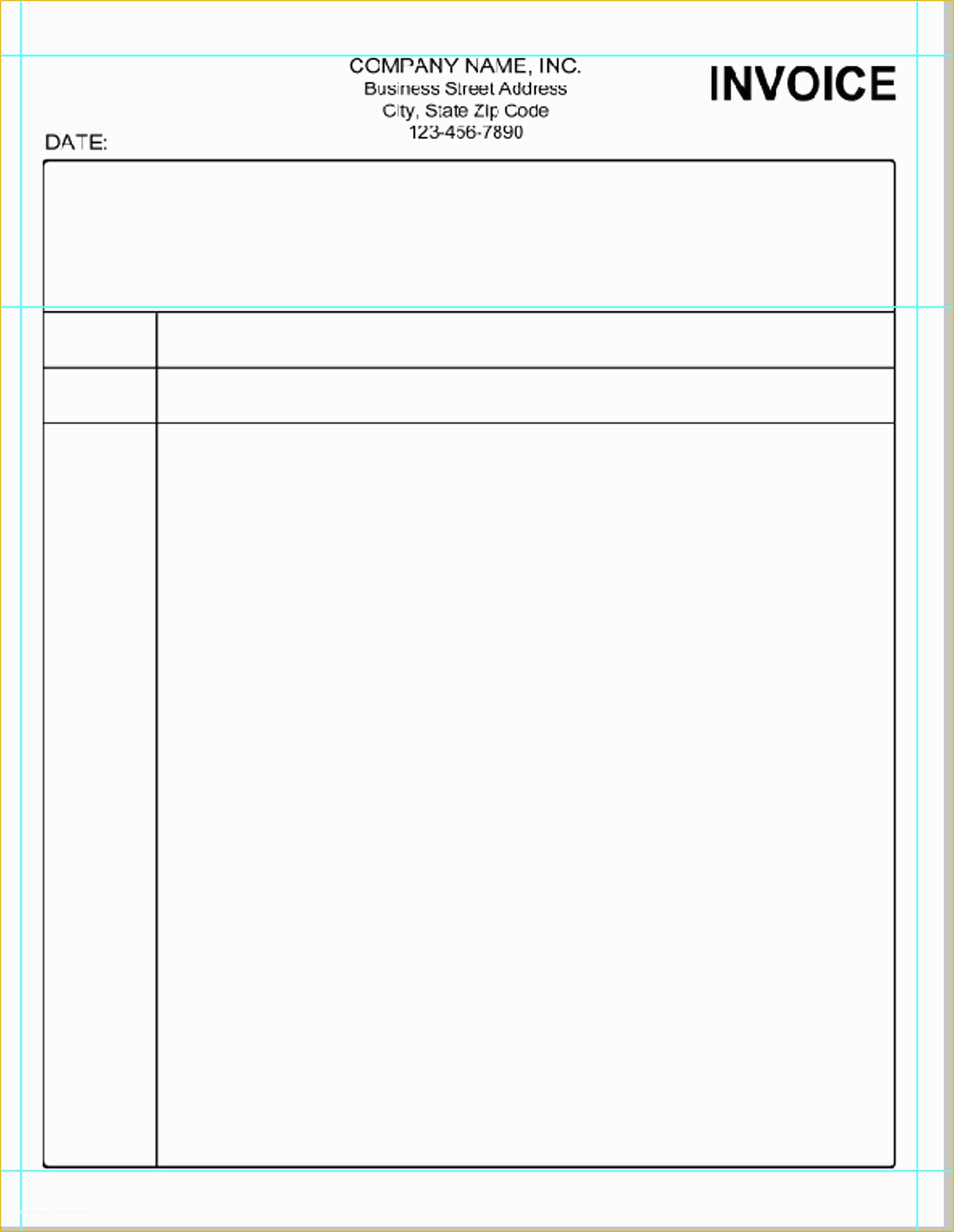 Free Printable Invoice Templates Of Simple Invoice Template Pdf