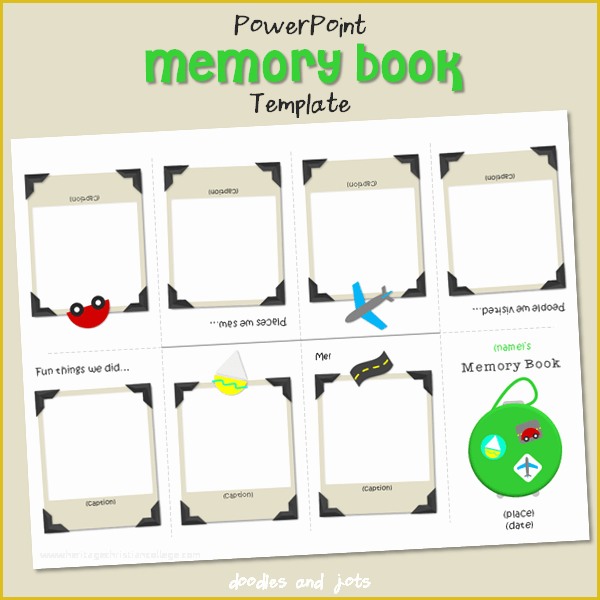 Free Printable Memory Book Templates Of Memory Book for Baby